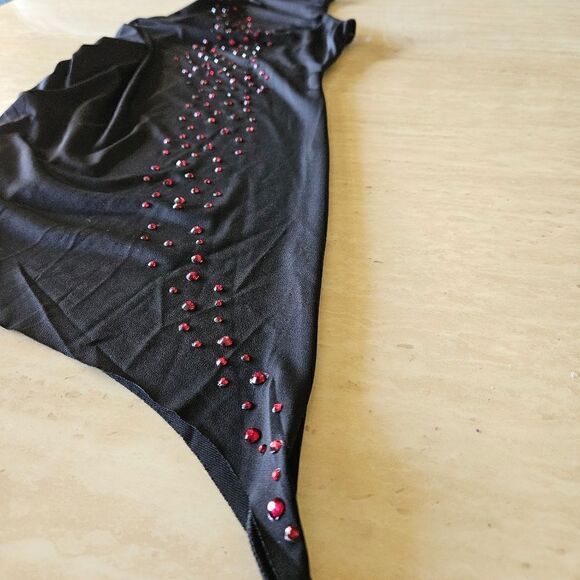 Weissman NWOT child intermediate black lyrical contemporary costume - Picture 1 of 7